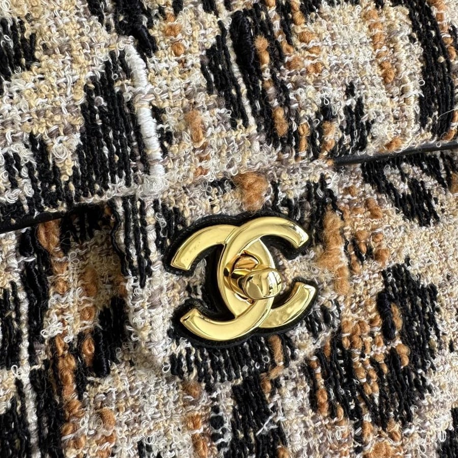 Chanel 26A Tweed Maxi Bag