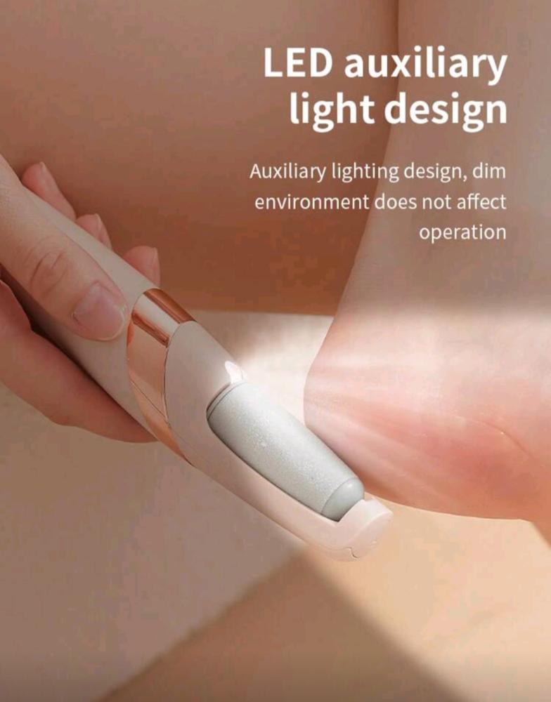 Electric foot file to remove dead skin rechargeable via USB
