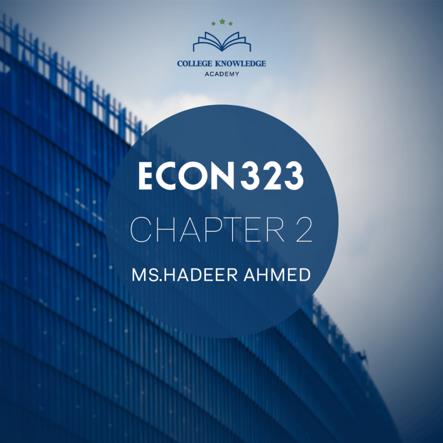 Econ 323 - Chapter 2