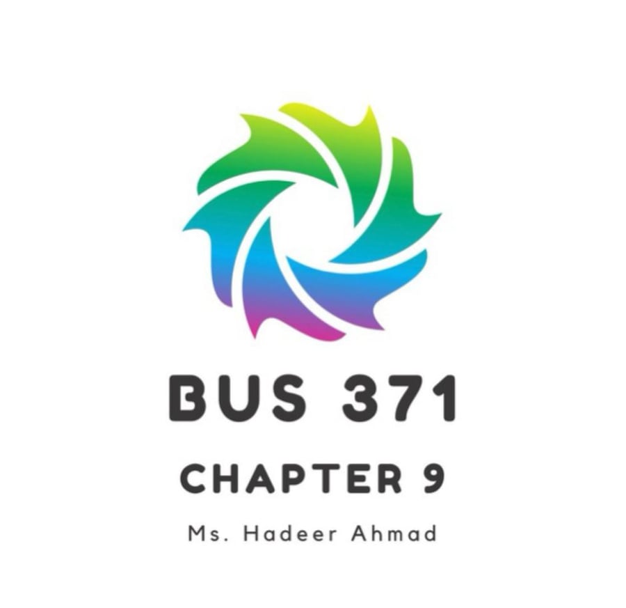 BUS 371 | chapter 9