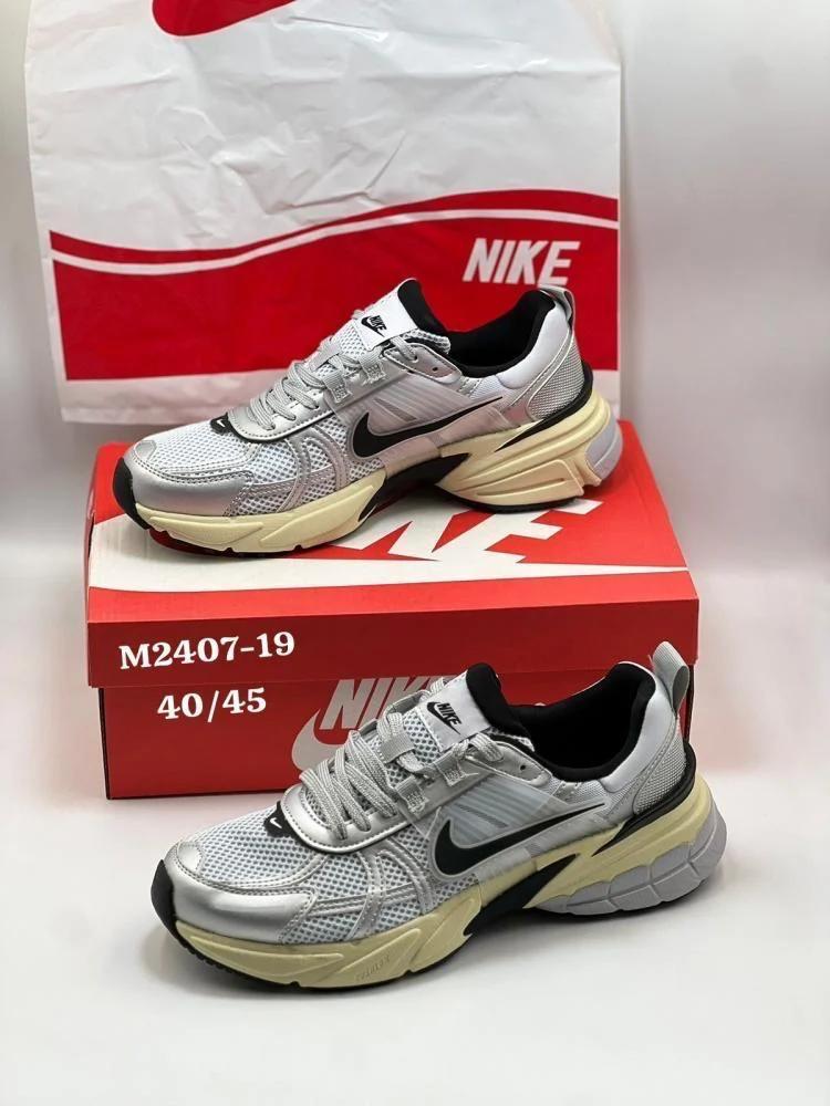 (Nike V2K (Silver & Black