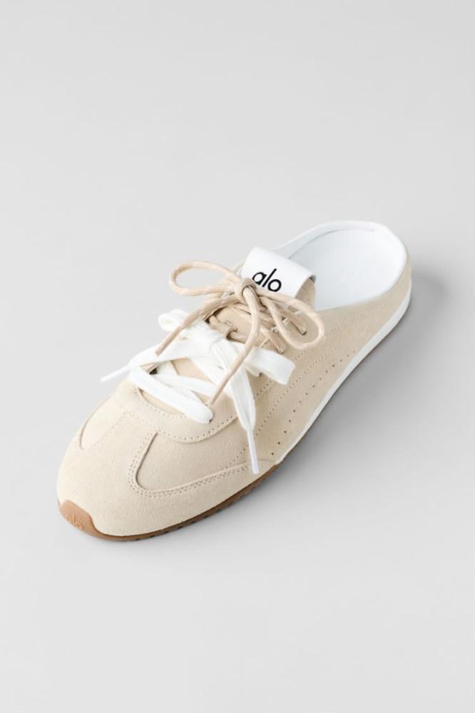 alo sunset sneaker Mule Beige