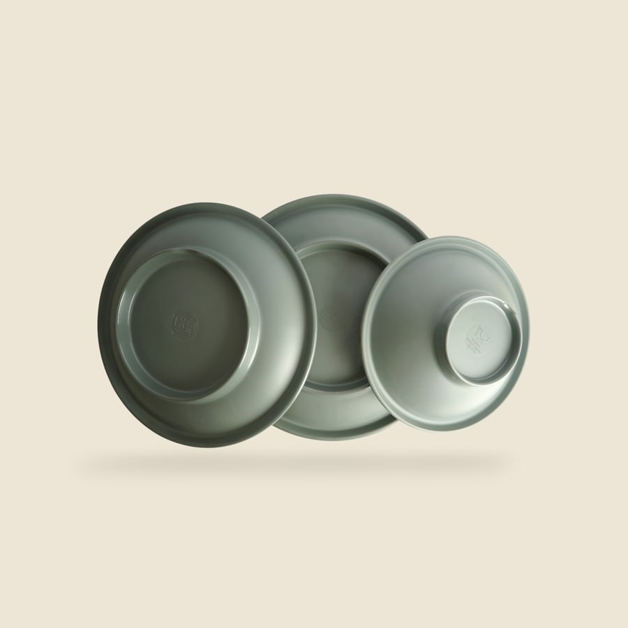 ROUND BOWL GRAY 21,3x7 cm OPEN BUFFET MELAMINE | وعاء دائري رمادي اللون، 21.3 × 7 سم، بوفيه مفتوح، مصنوع من الميلامين