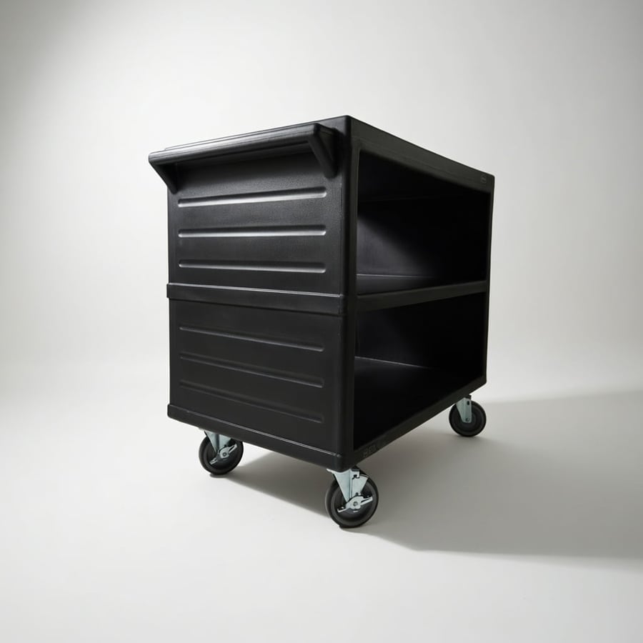 Service Trolley 1 Side Open , 3 Side CLosed | عربة خدمة مفتوحة من جانب واحد، مغلقة من 3 جوانب