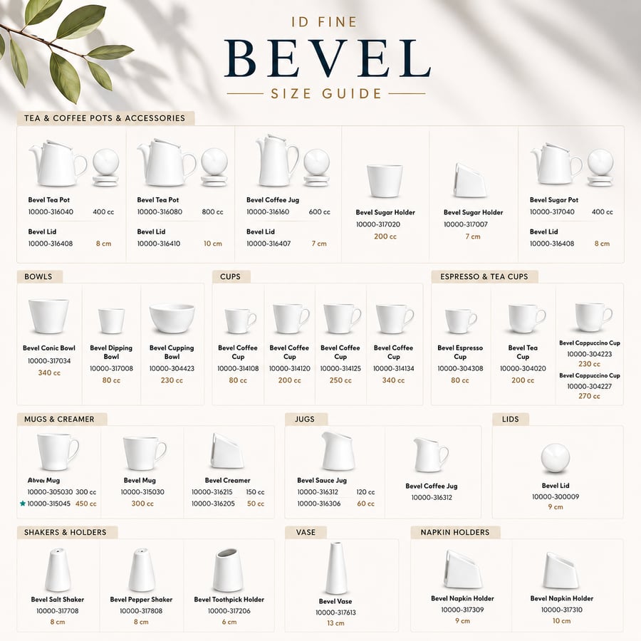 وعاء السكر ذو ميل 20 CL من bevel
