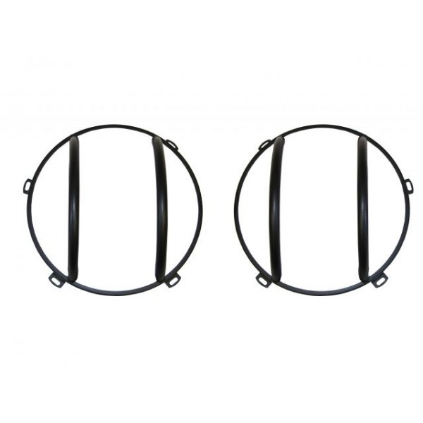 Jeep Wrangler JK Front Light Guard Black