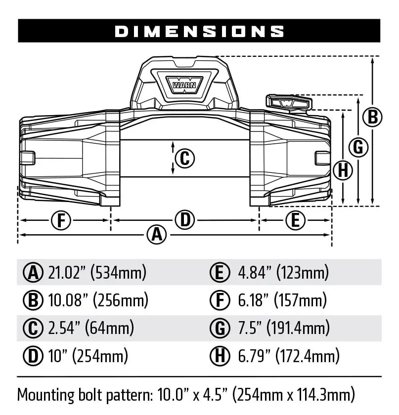 VR EVO 8-S - 8,000 lbs Winch With Synthetic Rope and Wireless Remote, 12V