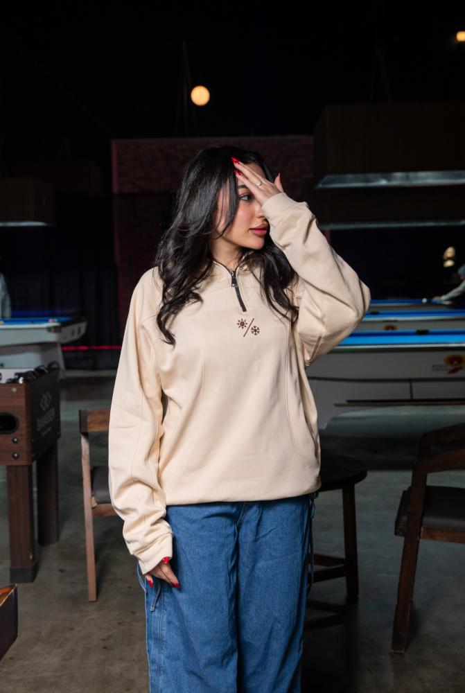 Beige hoodz