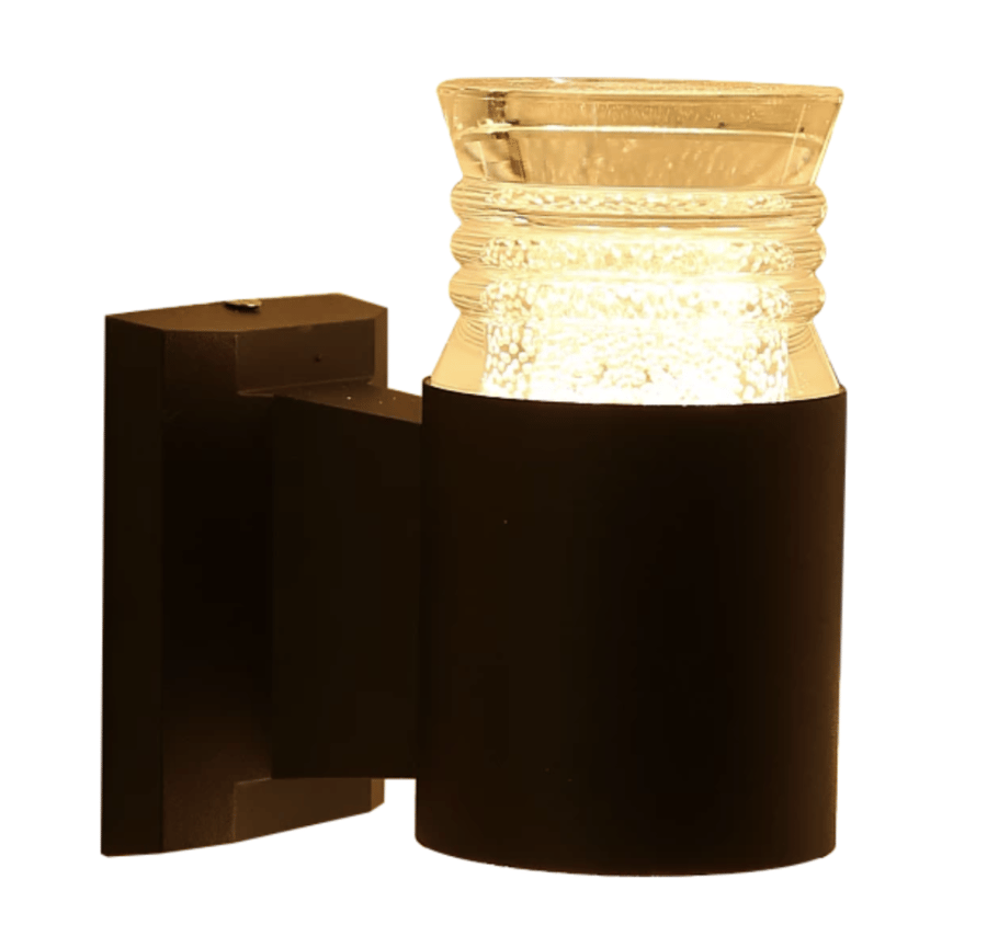 Gate spotlight, yellow lighting color, single crystal