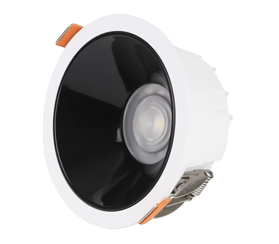 Downlight spotlight burial color of lighting white sphere black 10 cm glare prevention