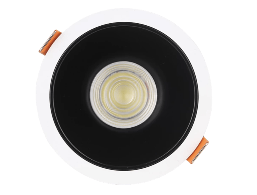 Downlight spotlight burial color of lighting white sphere black 10 cm glare prevention