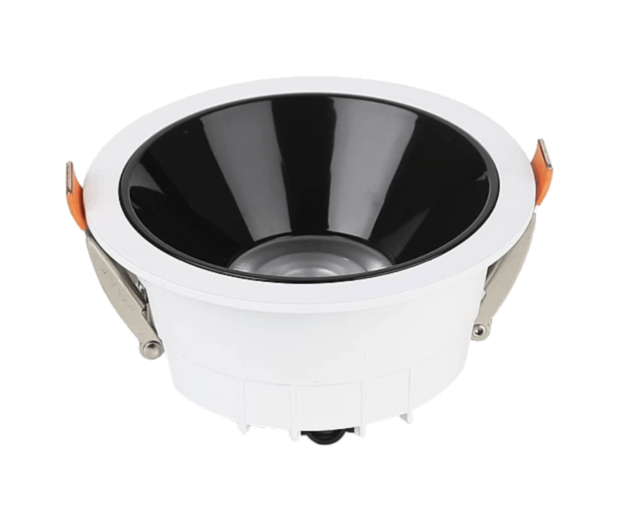 Downlight spotlight burial color of lighting white sphere black 10 cm glare prevention