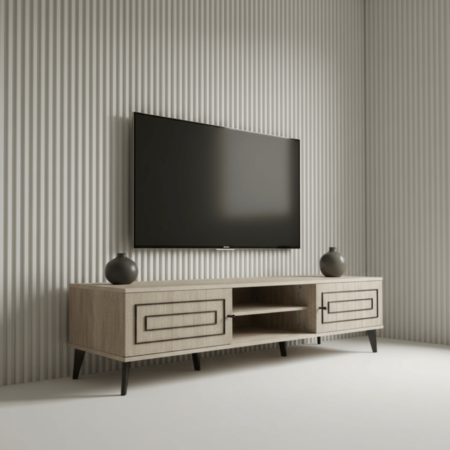 Beige plasma table elegant design size 180 cm