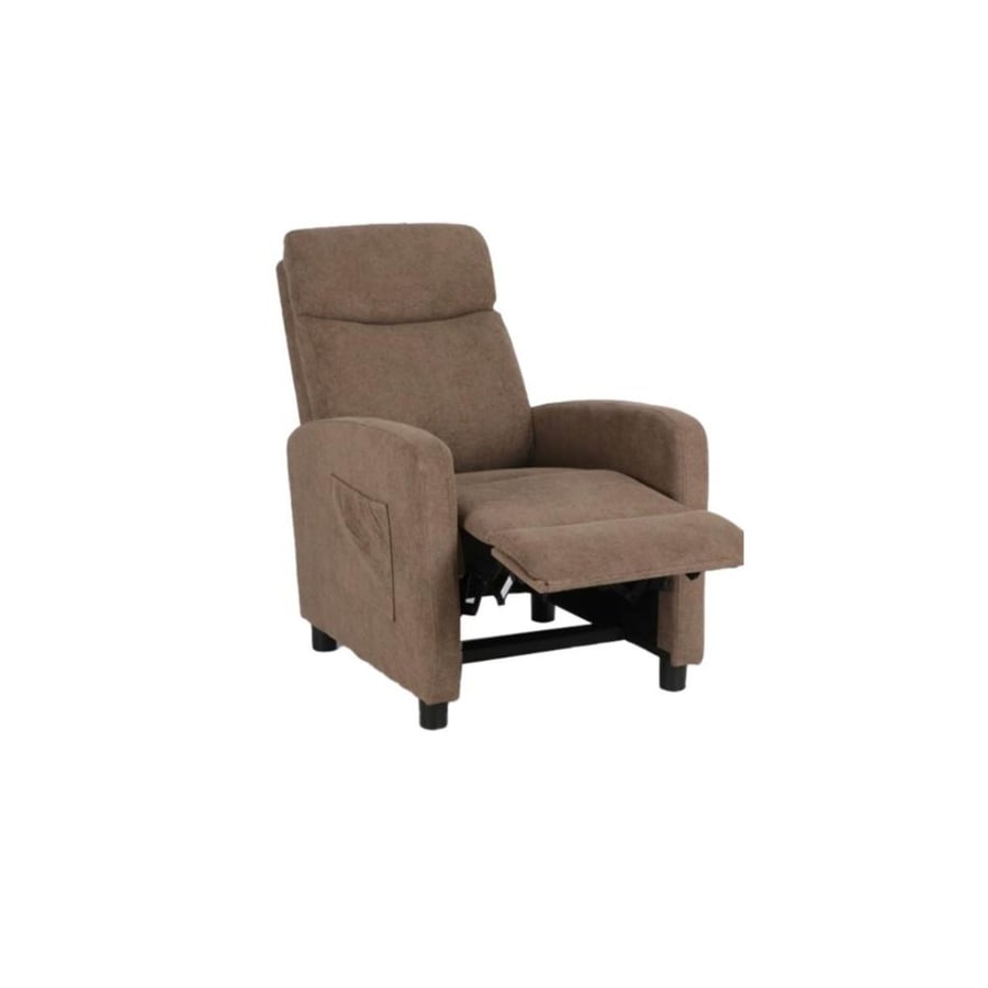 كرسي استرخاء ثابت بني بتصميم انيق