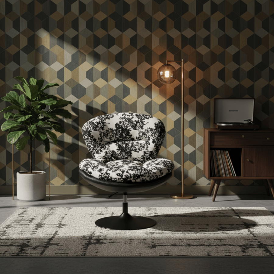 Single rotating chair