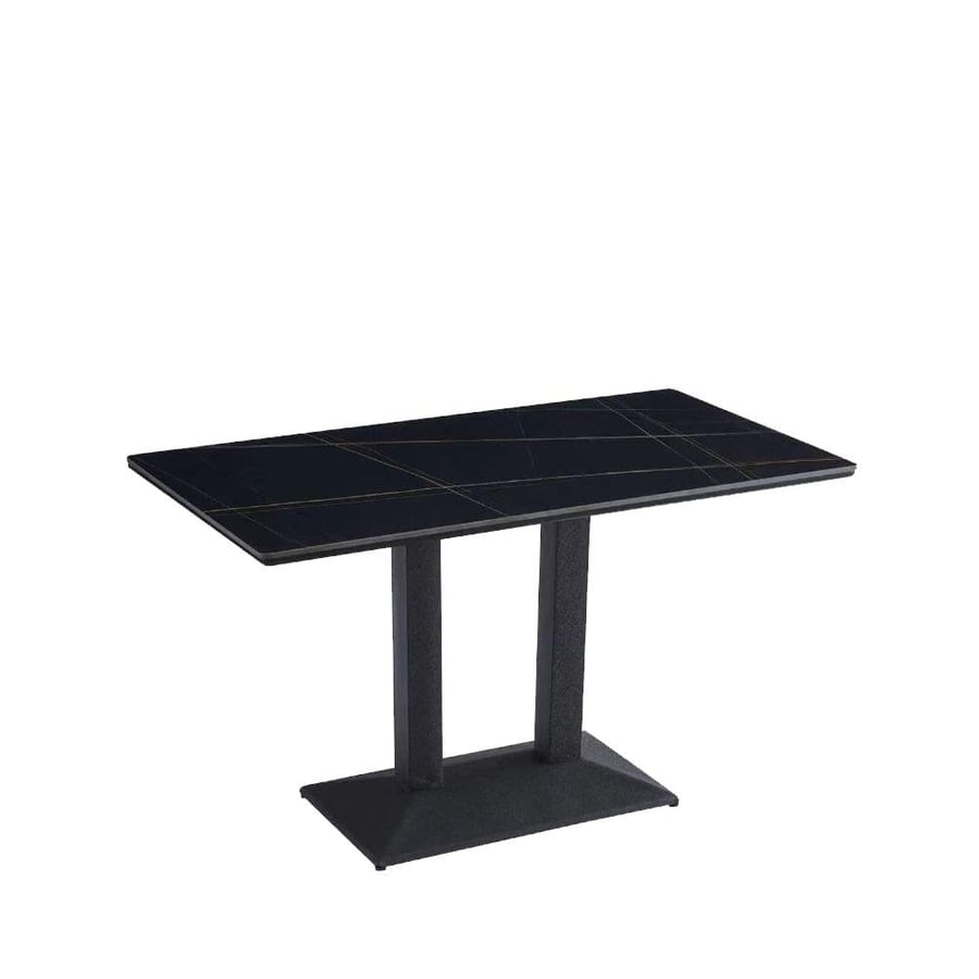 Single ceramic dining table size 75*70*130 cm