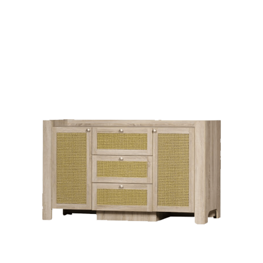 Buffet cabinet (coffee corner) rattan wood