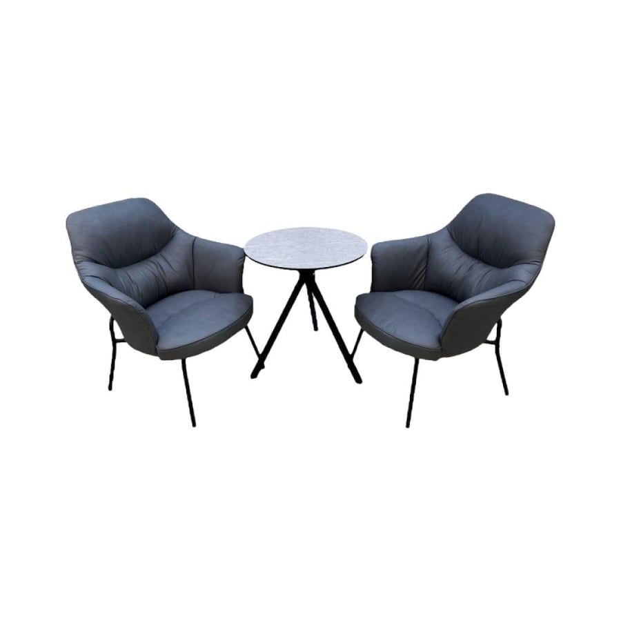 Tea table set with 2 chairs