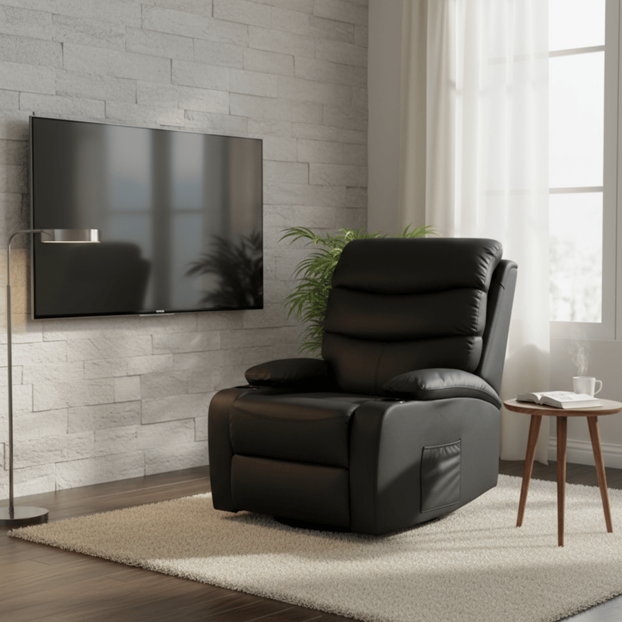Rotating fabric rocking relaxation chair
