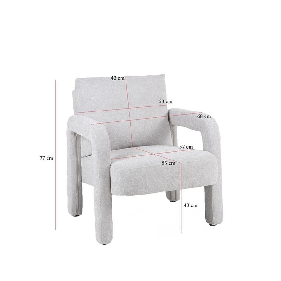 Single fabric chair