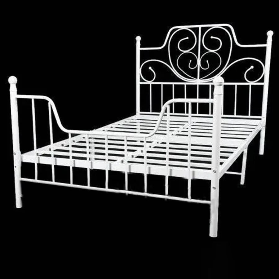 White iron bed frame 120X190cm