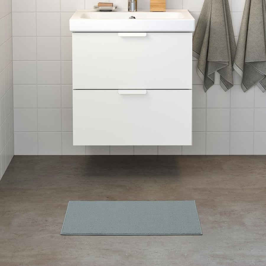 Toilet mat, gray, 40x60 cm