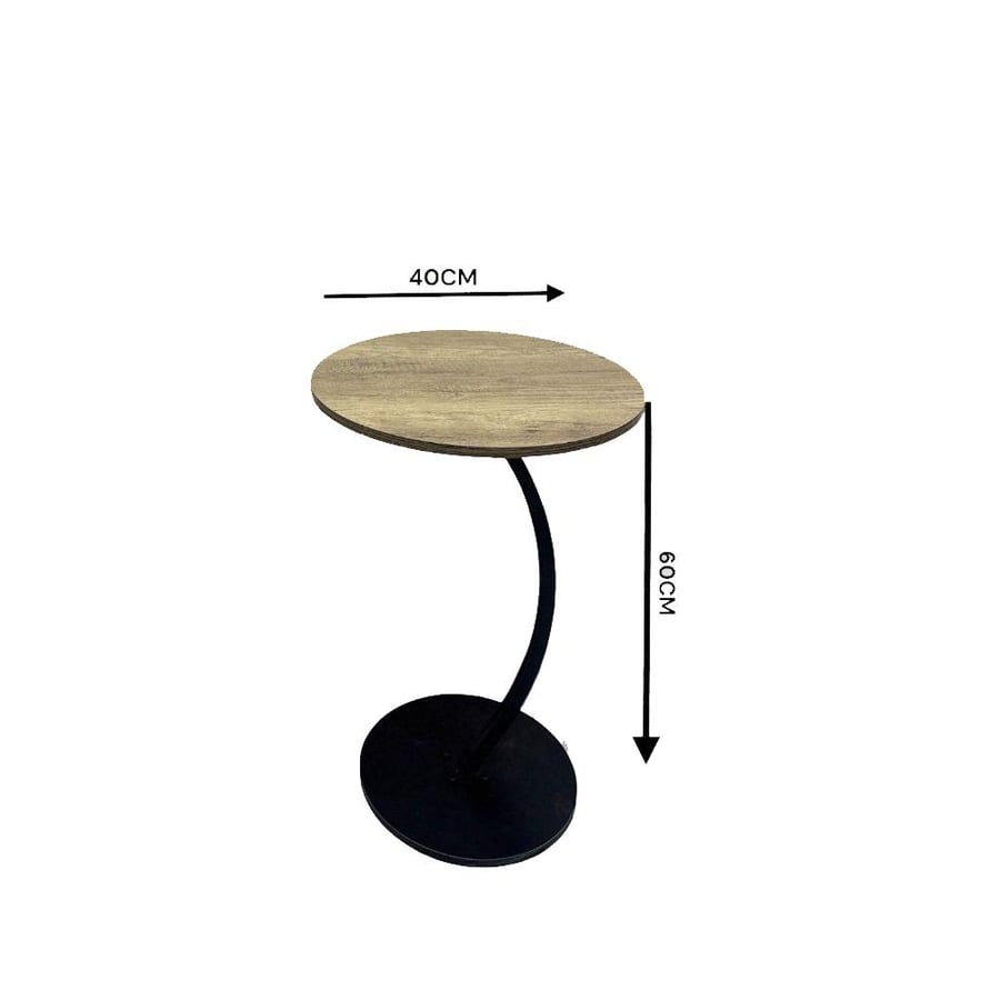 Single wooden service table