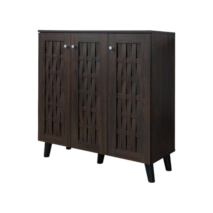 Multi-purpose shoe cabinet with 3 doors