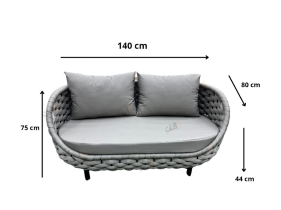 Outdoor sitting with 7 seats