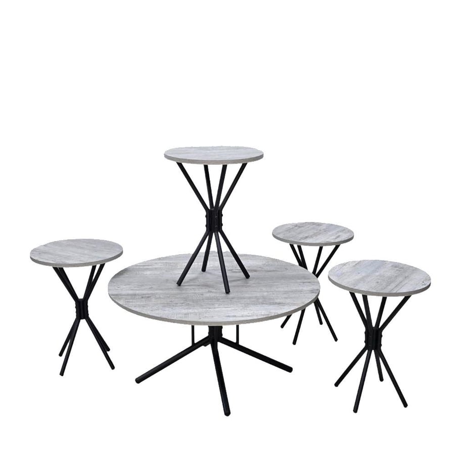 Wooden tea table set 5 pieces