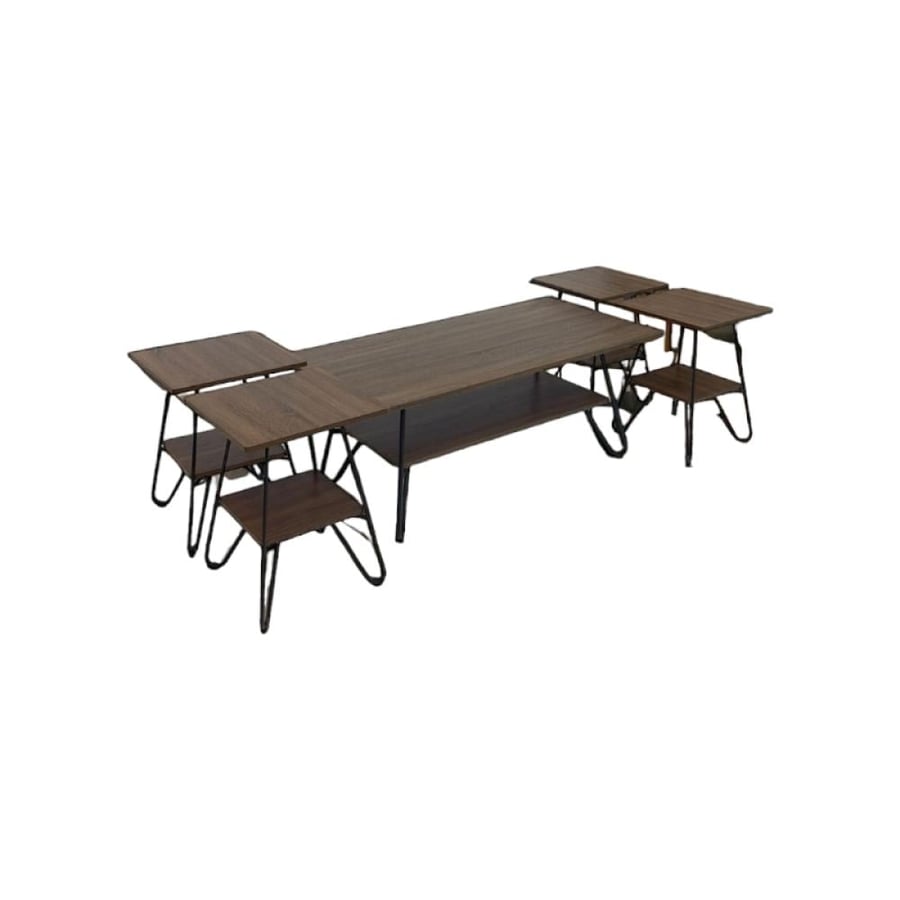 Wooden service tables 5 pieces