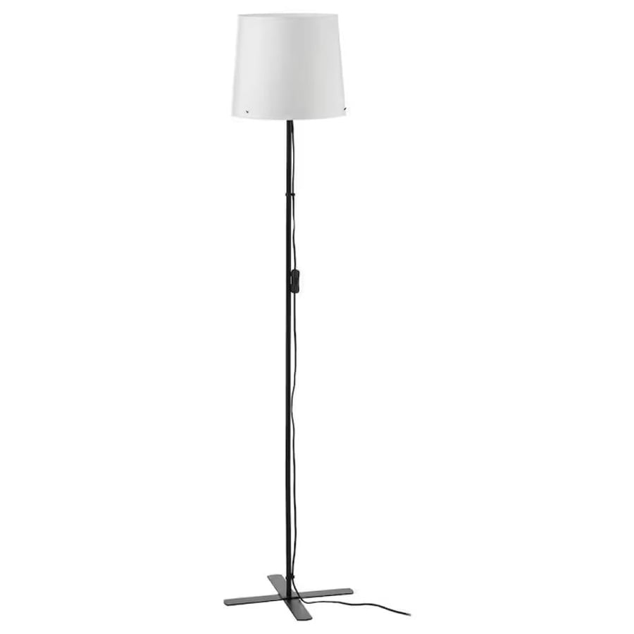 Floor lamp, black/white, 150 cm