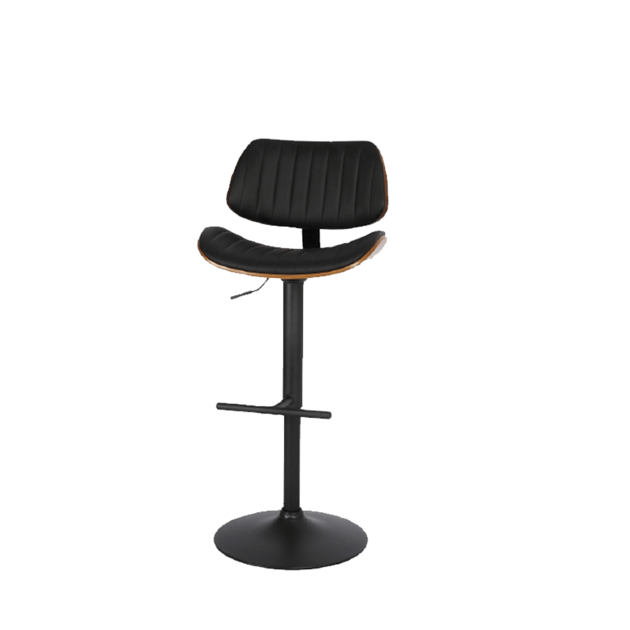 Leather upholstered chair