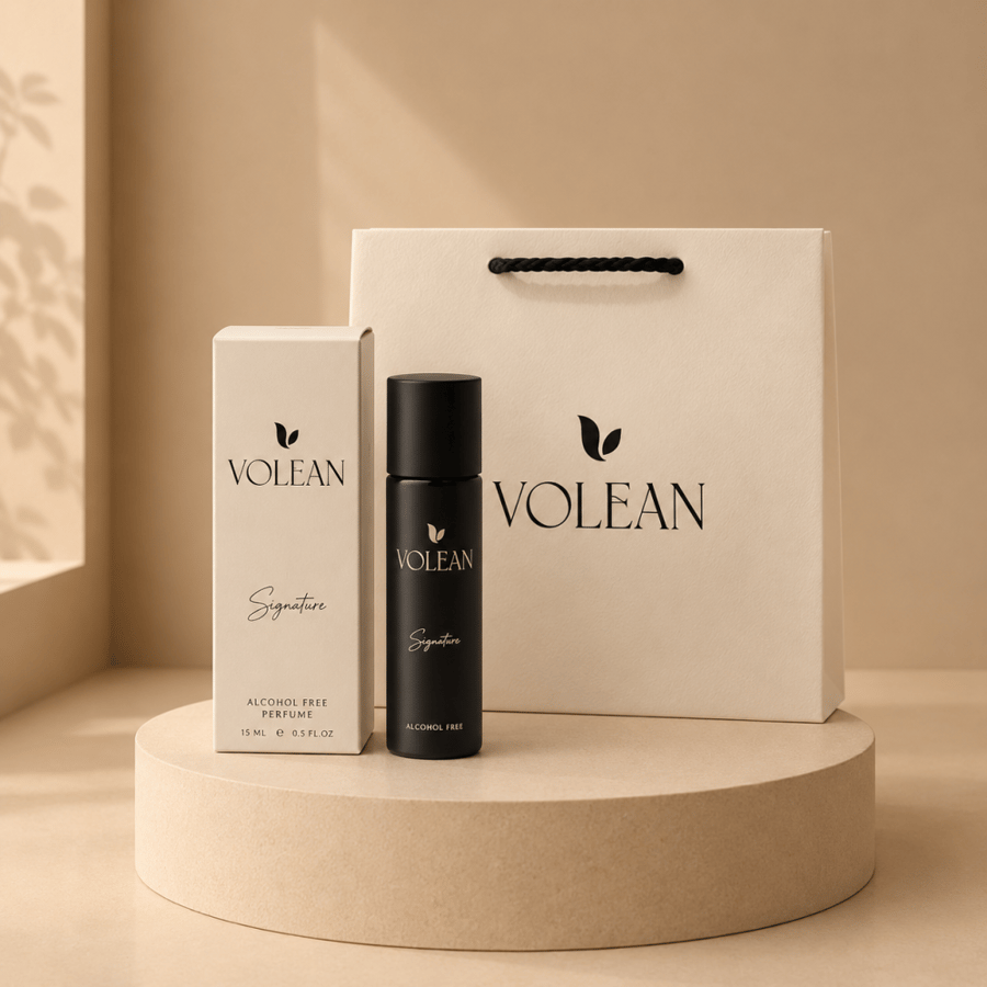 عطر فوليان سيجنتشر بعبوة سوداء مع علبته وحقيبة فوليان