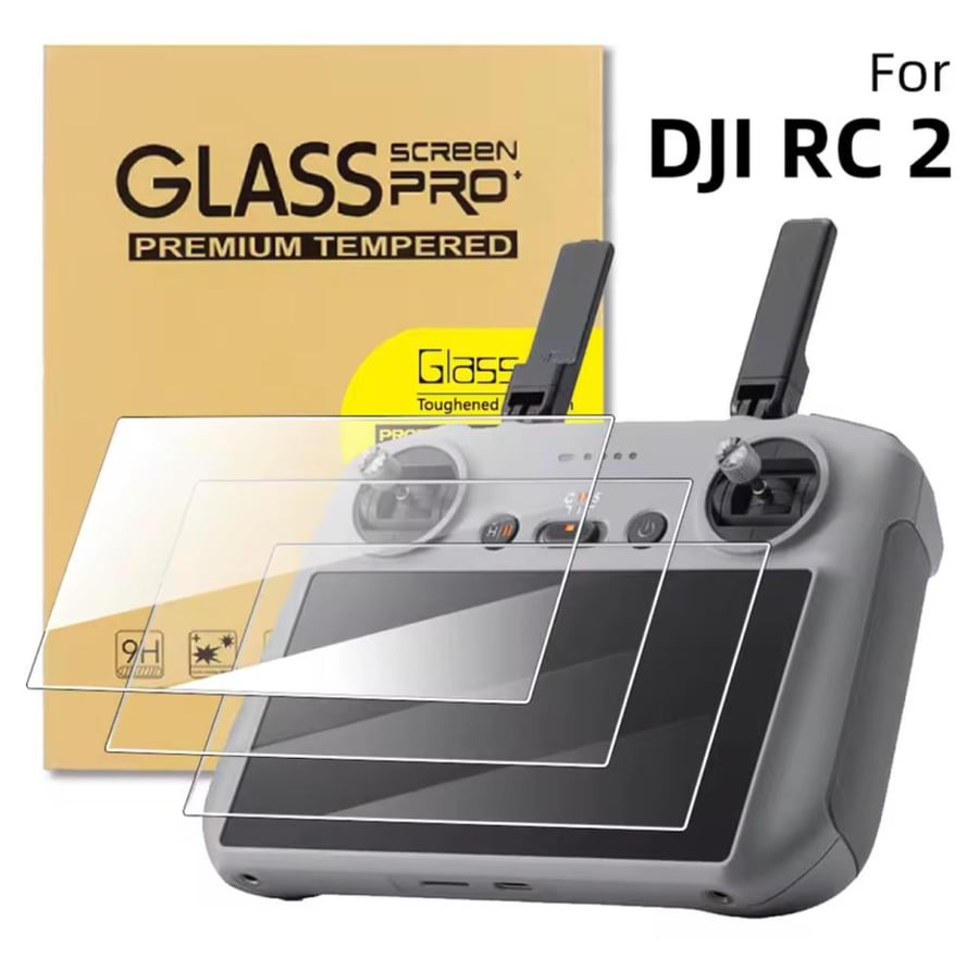 مواصفات واقي شاشة DJI RC 2 زجاج 9H