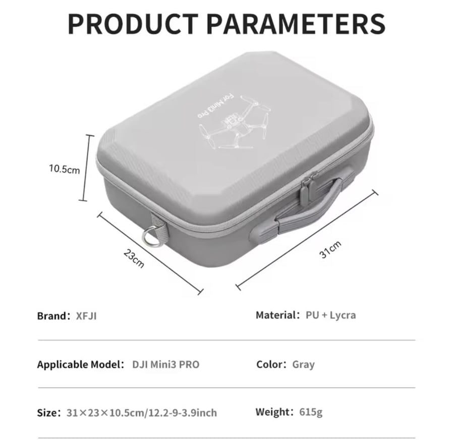 حقيبة حماية DJI Mini 3 Pro والإكسسوارات