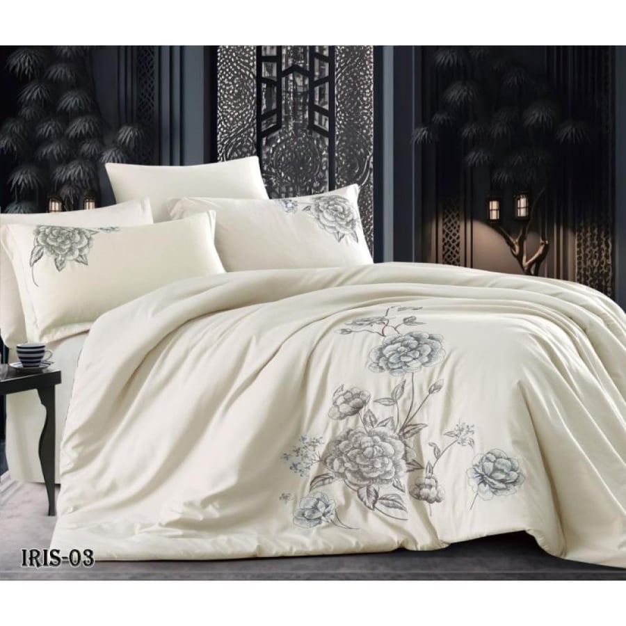 اريس مفرش نفرين مزخرف بنقوش زهرية - 6 قطع - 240x260 سم - 97473