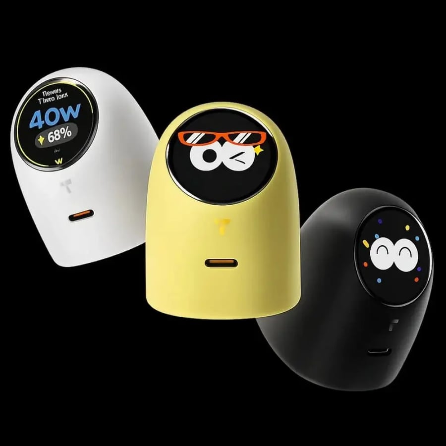 شاحن ذکی 45W بشاشة تفاعلية