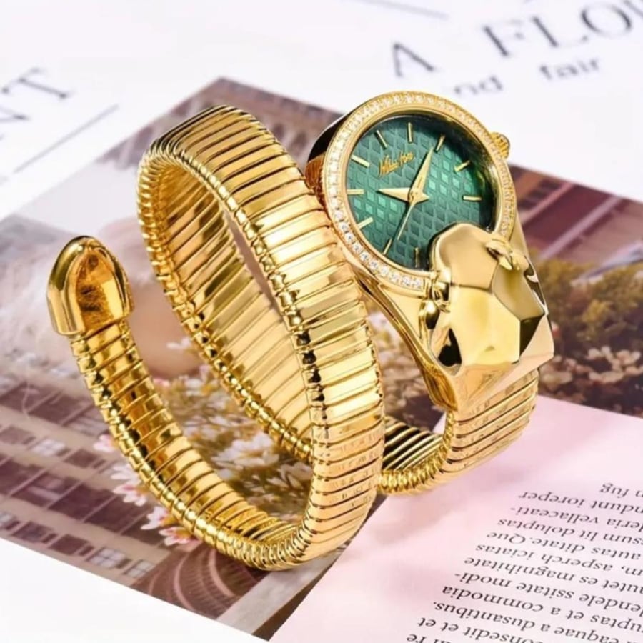 Golden Snake Watch