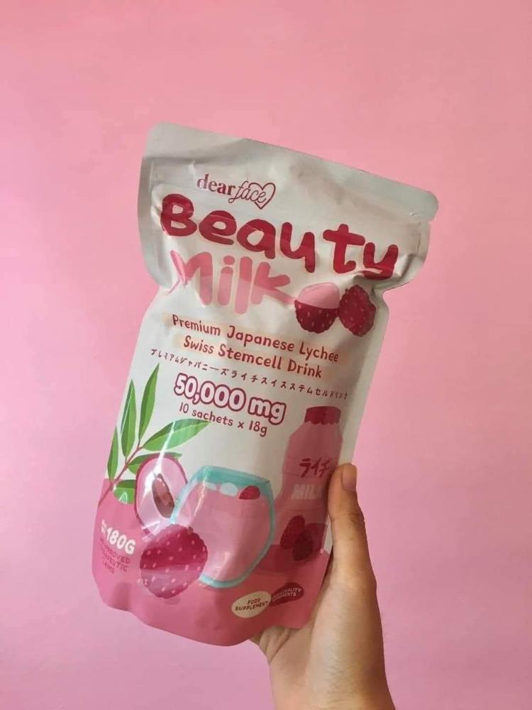 premium japanese lychee swiss stemcell drink BEAUTY MILK