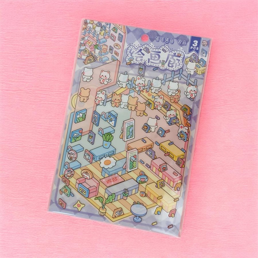 ملصقات 3D معرض الرسم