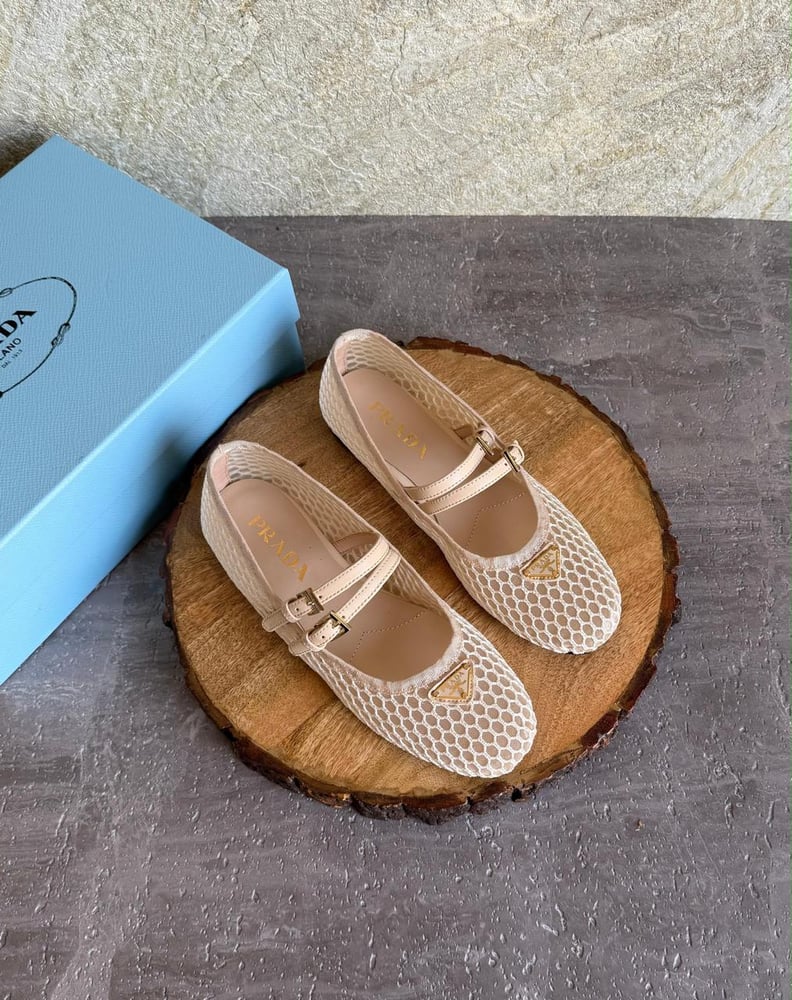 حذاء برادا PRADA شبكي سير مزدوج