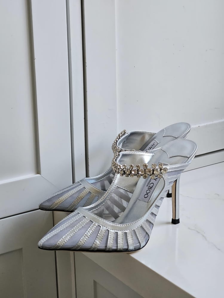 حذاء جيمي شو كعب مرصع – Jimmy Choo