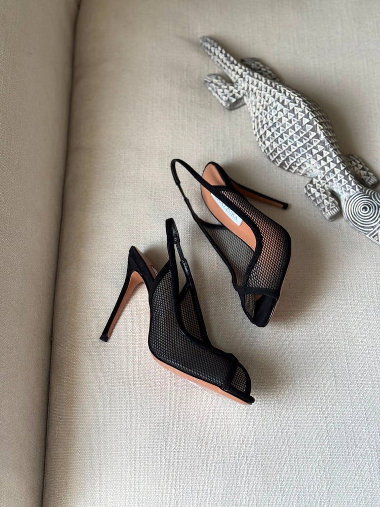 كعب اكوازورا شبك AQUAZZURA