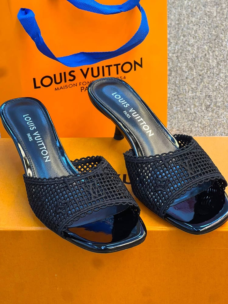 سليبر لويس فيتون كعب متوسط  Louis Vuitton