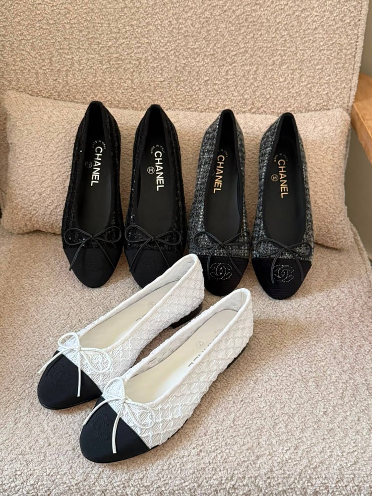 حذاء شانيل باليرينا  Chanel