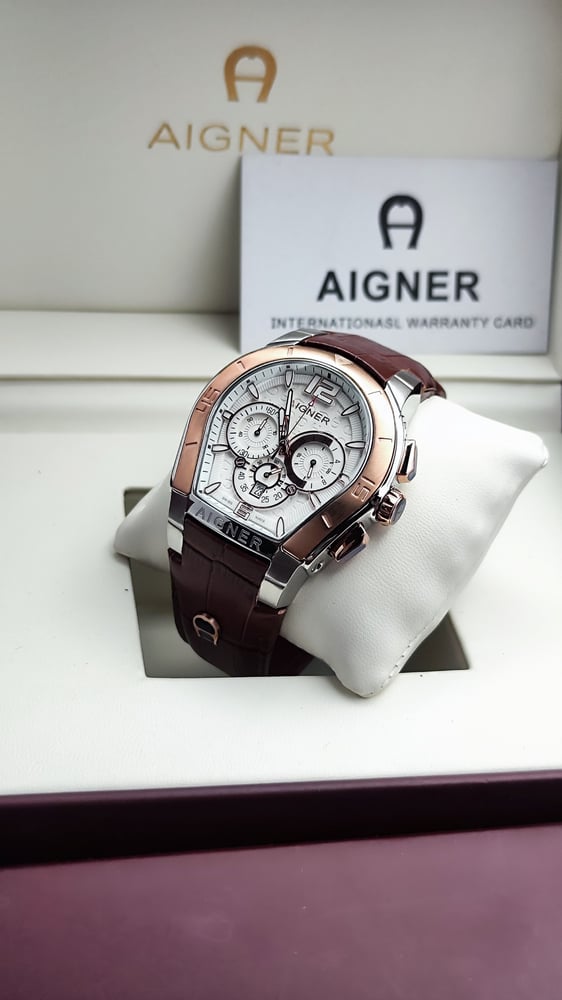 ساعة اجنر Aigner رجالية ستانلس ستيل بطارية