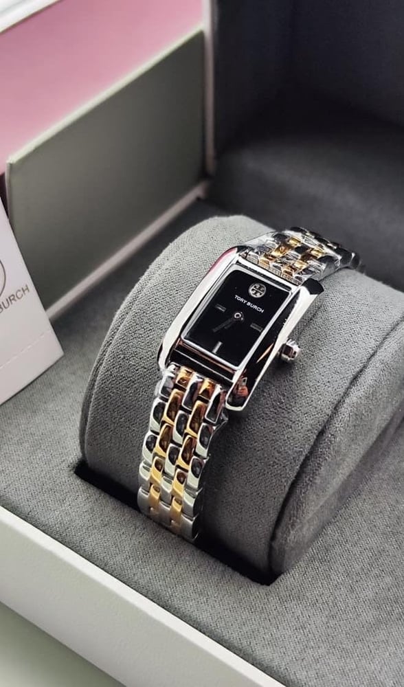 ساعة توري بورش Tory Burch نسائية ستانلس ستيل بطارية