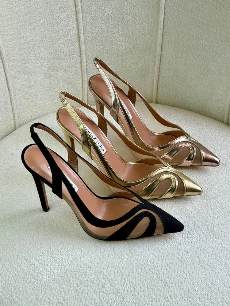 كعب أكوازورا موج AQUAZZURA