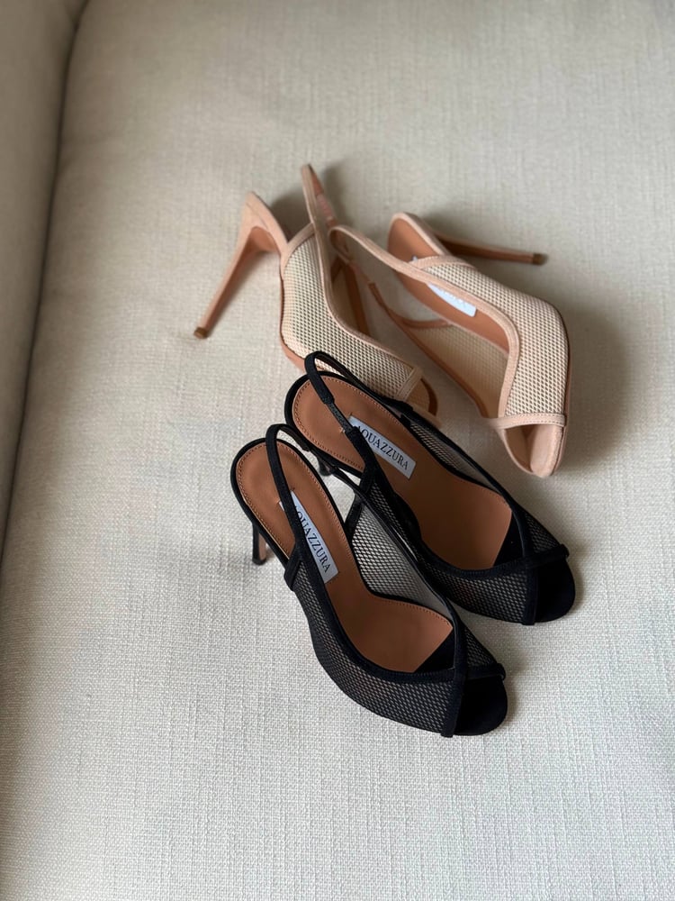 كعب اكوازورا شبك AQUAZZURA